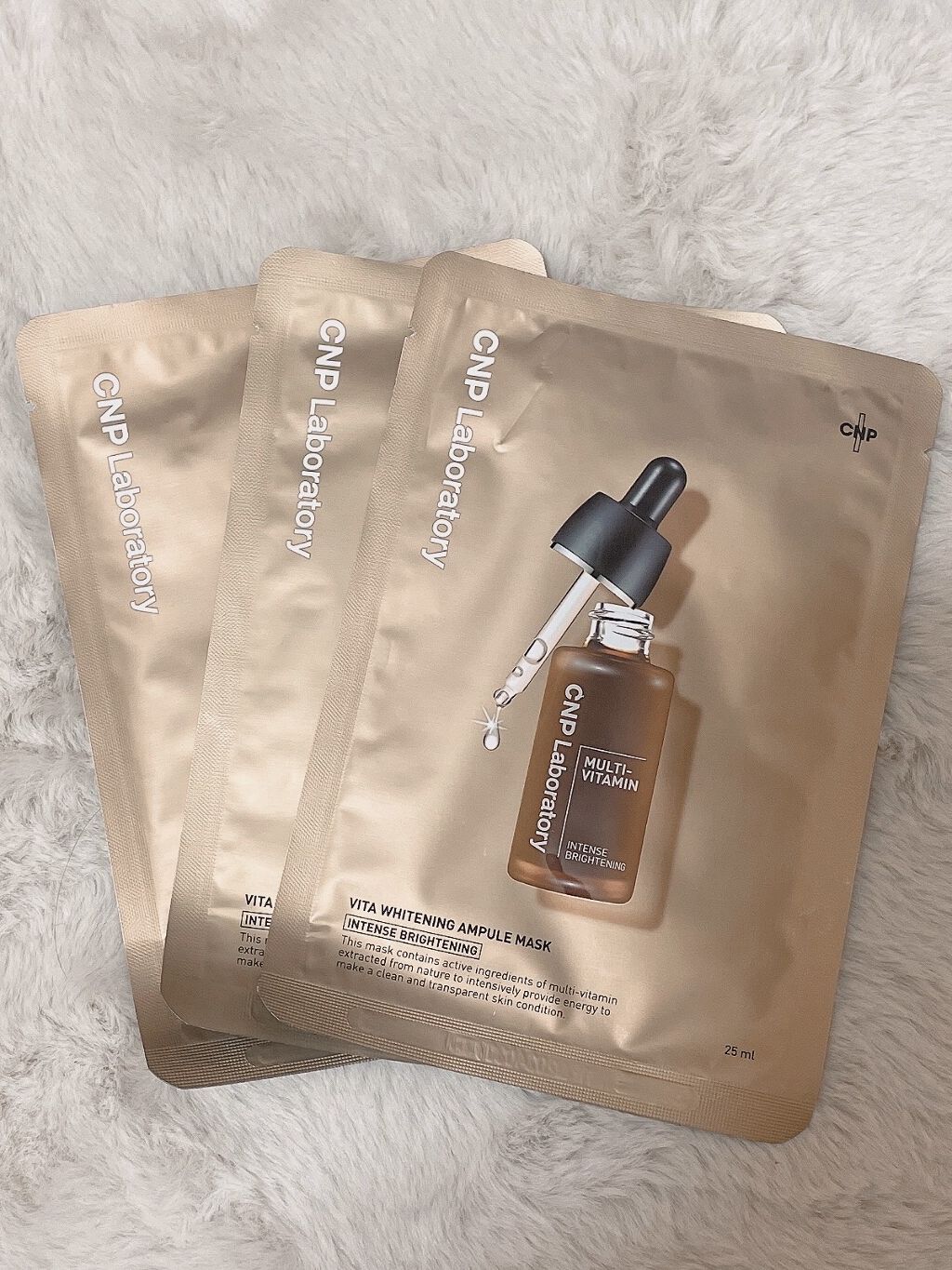ビタホワイトニングアンプルマスク/CNP Laboratory/シートマスク・パックを使ったクチコミ（1枚目）