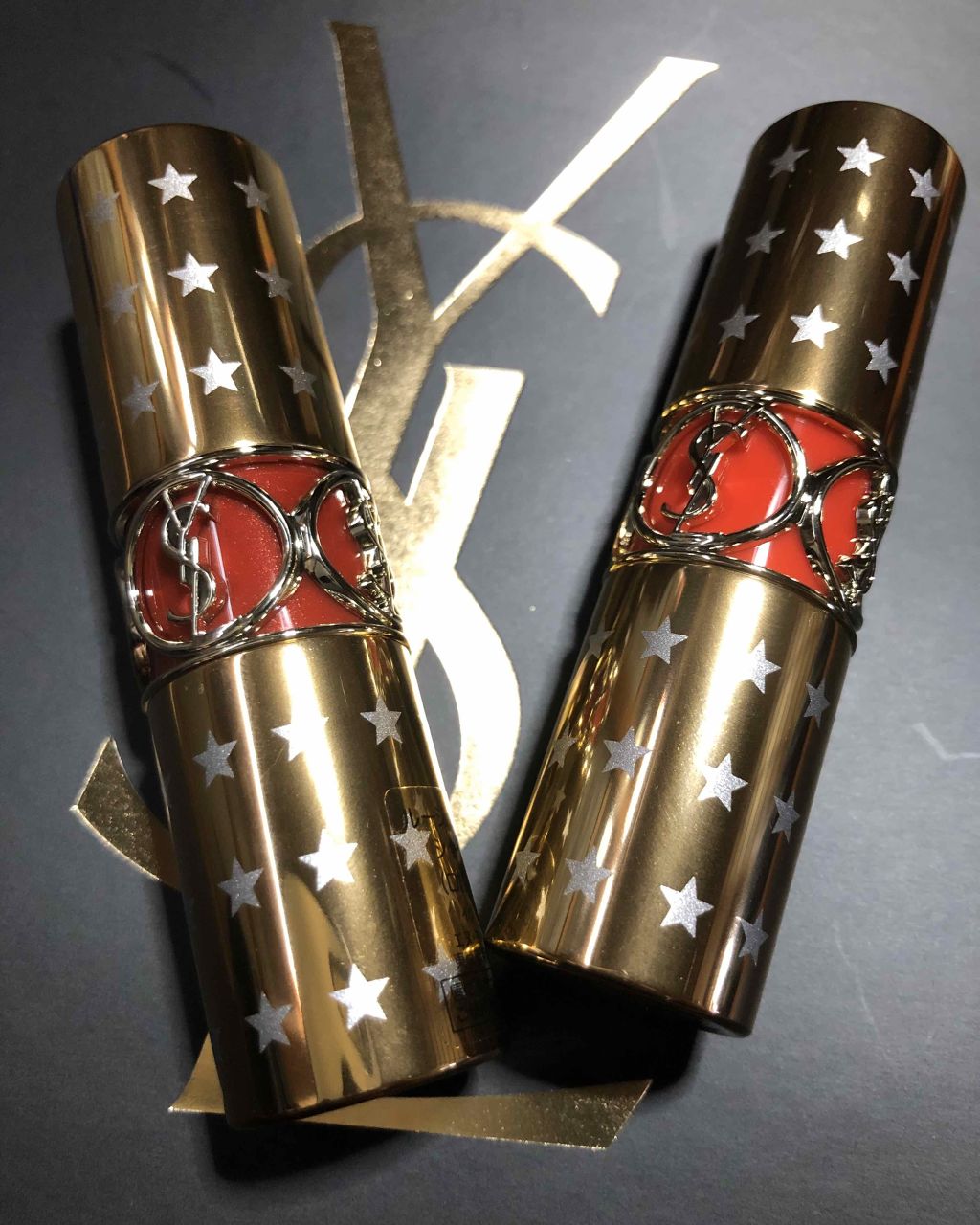 ルージュ ヴォリュプテ シャイン/YVES SAINT LAURENT BEAUTE/口紅を使ったクチコミ(1枚目)