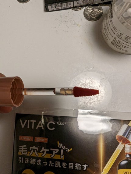 アピュー ジューシーパン スパークリングティント/A’pieu/口紅を使ったクチコミ(2枚目)