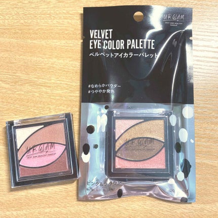 UR GLAM VELVET EYE COLOR PALETTE/U R GLAM/アイシャドウパレットを使ったクチコミ(1枚目)