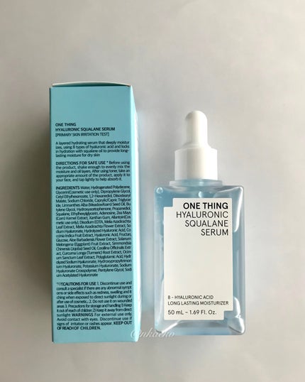 ヒアルロニックスクワランセラム/ONE THING/美容液を使ったクチコミ(5枚目)