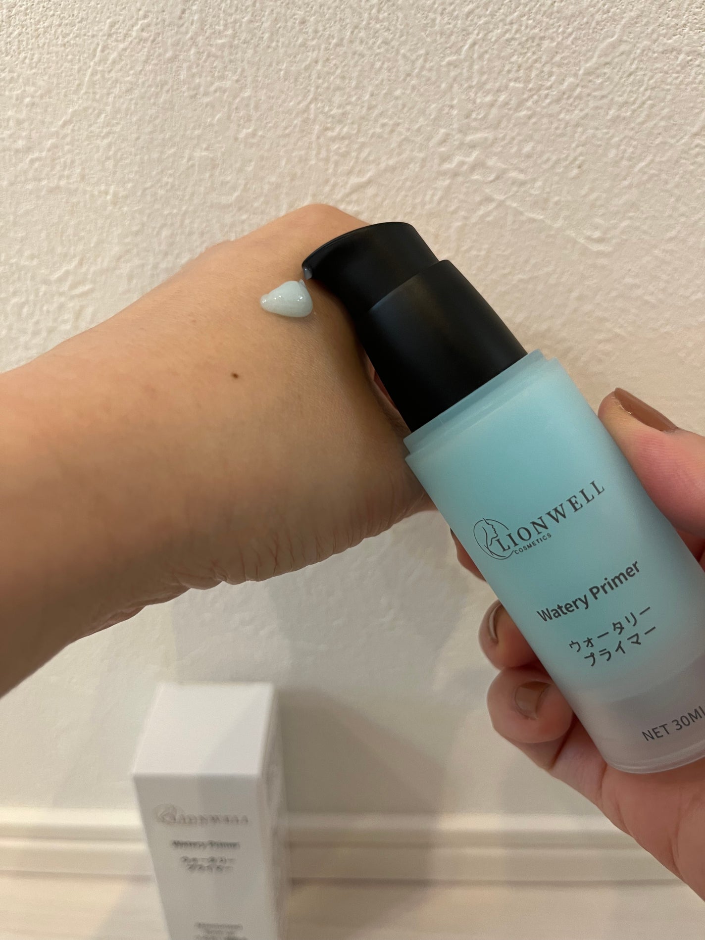 ウォータリープライマー/LionWell(ライオンウェル)/化粧下地を使ったクチコミ(1枚目)