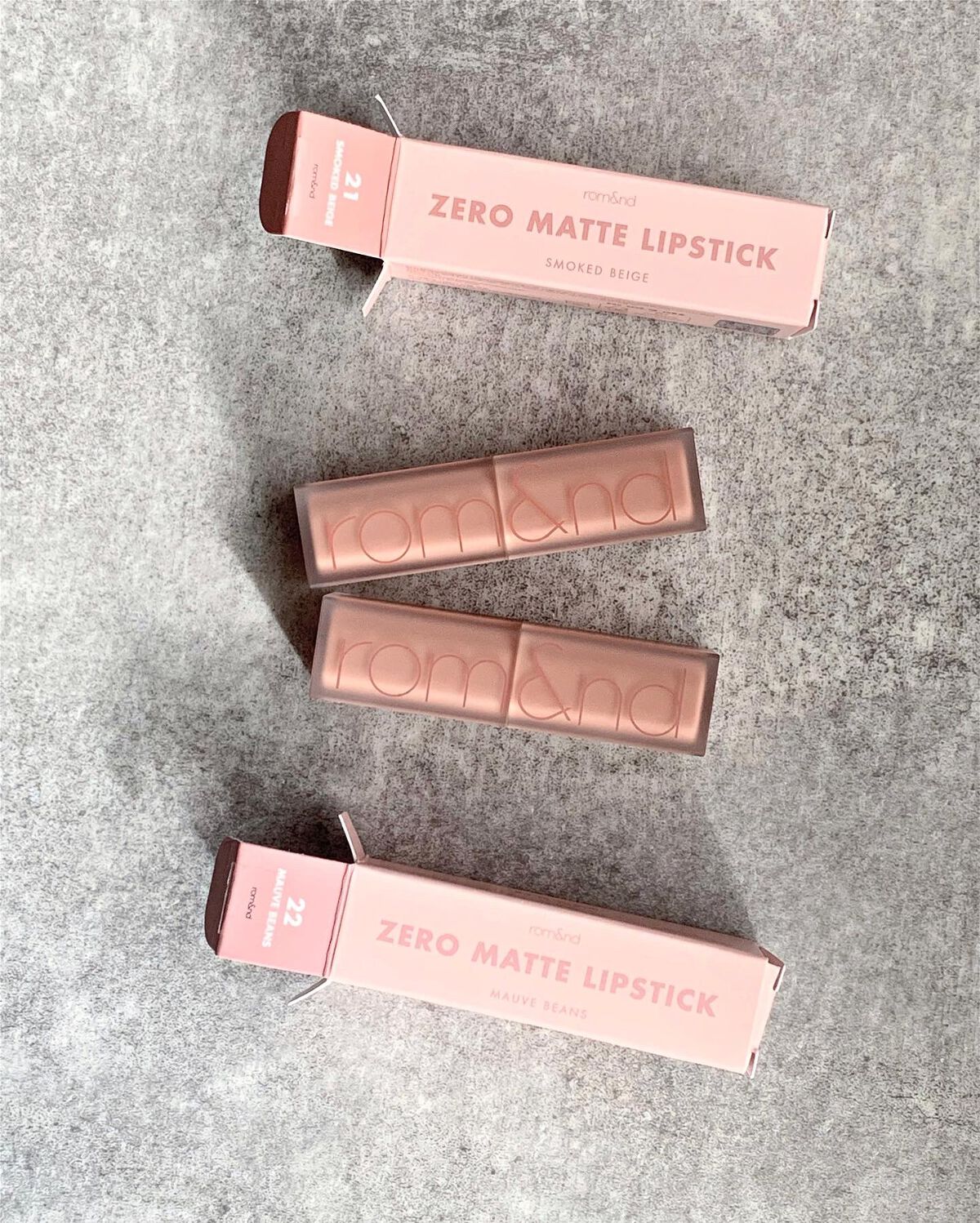 新色レビュー】ゼロマットリップスティック｜rom&ndの口コミ