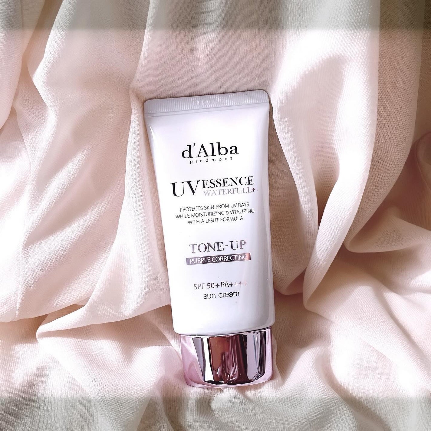 ダルバ ウォータフル トーンアップ サンクリーム(パープル)/ダルバ/日焼け止めクリームを使ったクチコミ(1枚目)
