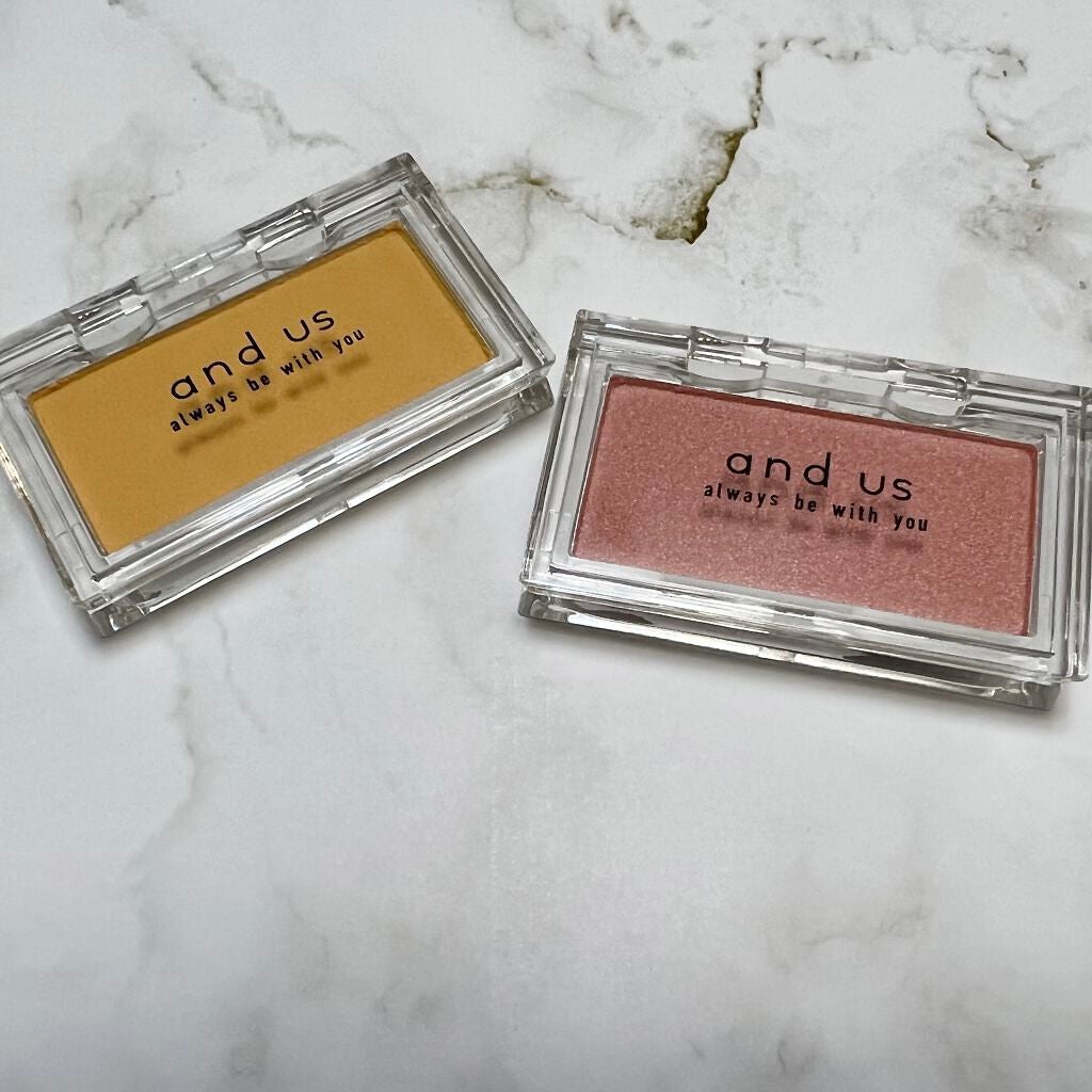 パウダーチーク/and us/パウダーチークを使ったクチコミ(4枚目)