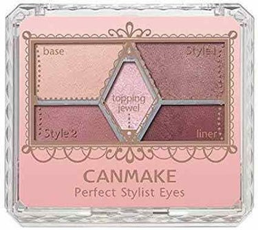 CANMAKE   Perfectstylisteyes
【21 ストロベリーミルクモカ】
   各色 税抜 780円 

商品特長
１枚のパレットで２つのスタイルが完成！
５色の欲ばりアイシャドウ♥
