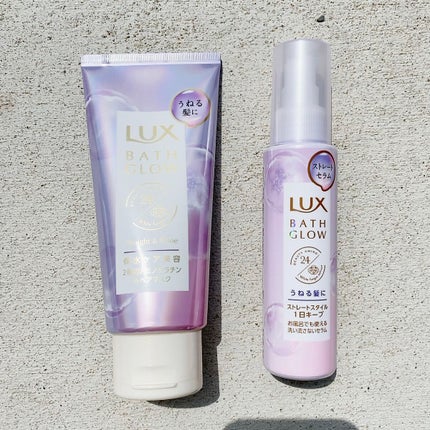 バスグロウ ストレート&シャイン シャンプー/トリートメント/LUX/市販シャンプーを使ったクチコミ(3枚目)