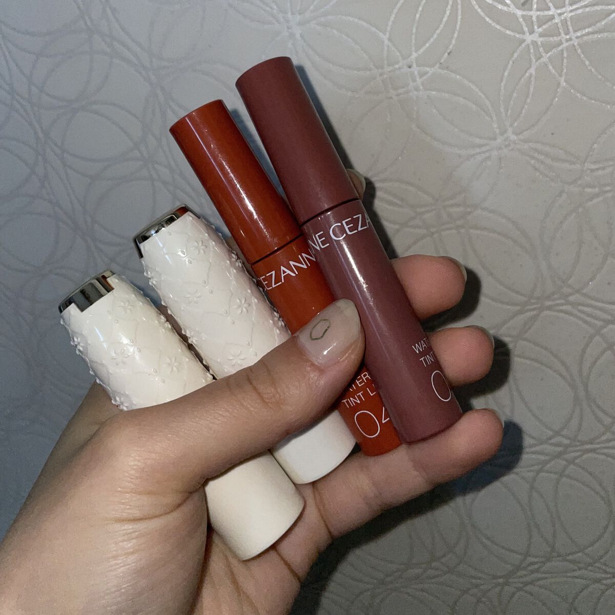 ウォータリーティントリップ/CEZANNE/リップティントを使ったクチコミ（3枚目）