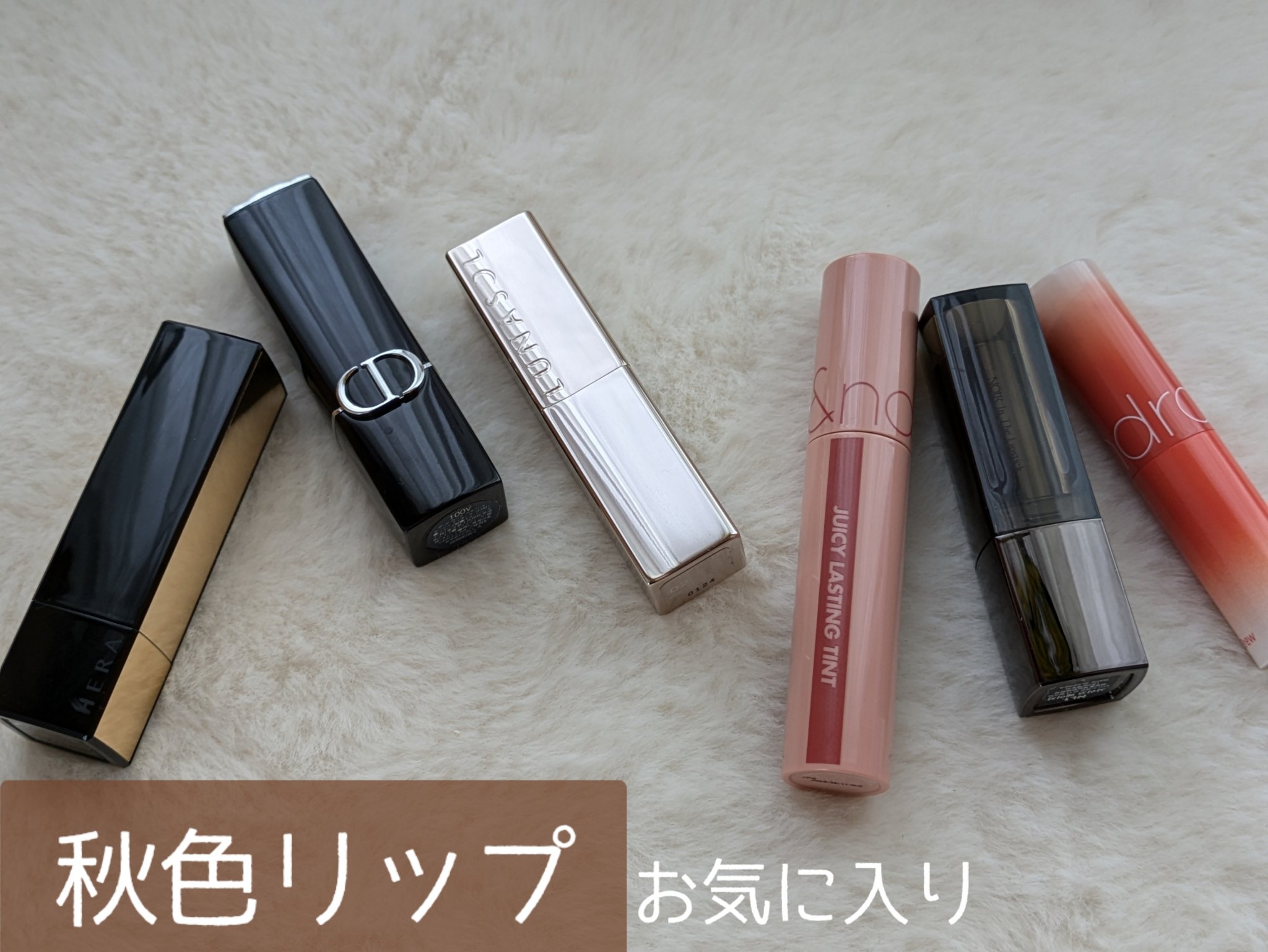 ルージュ ディオール 100V ヌード ルック ベルベット/Dior/口紅を使ったクチコミ（1枚目）