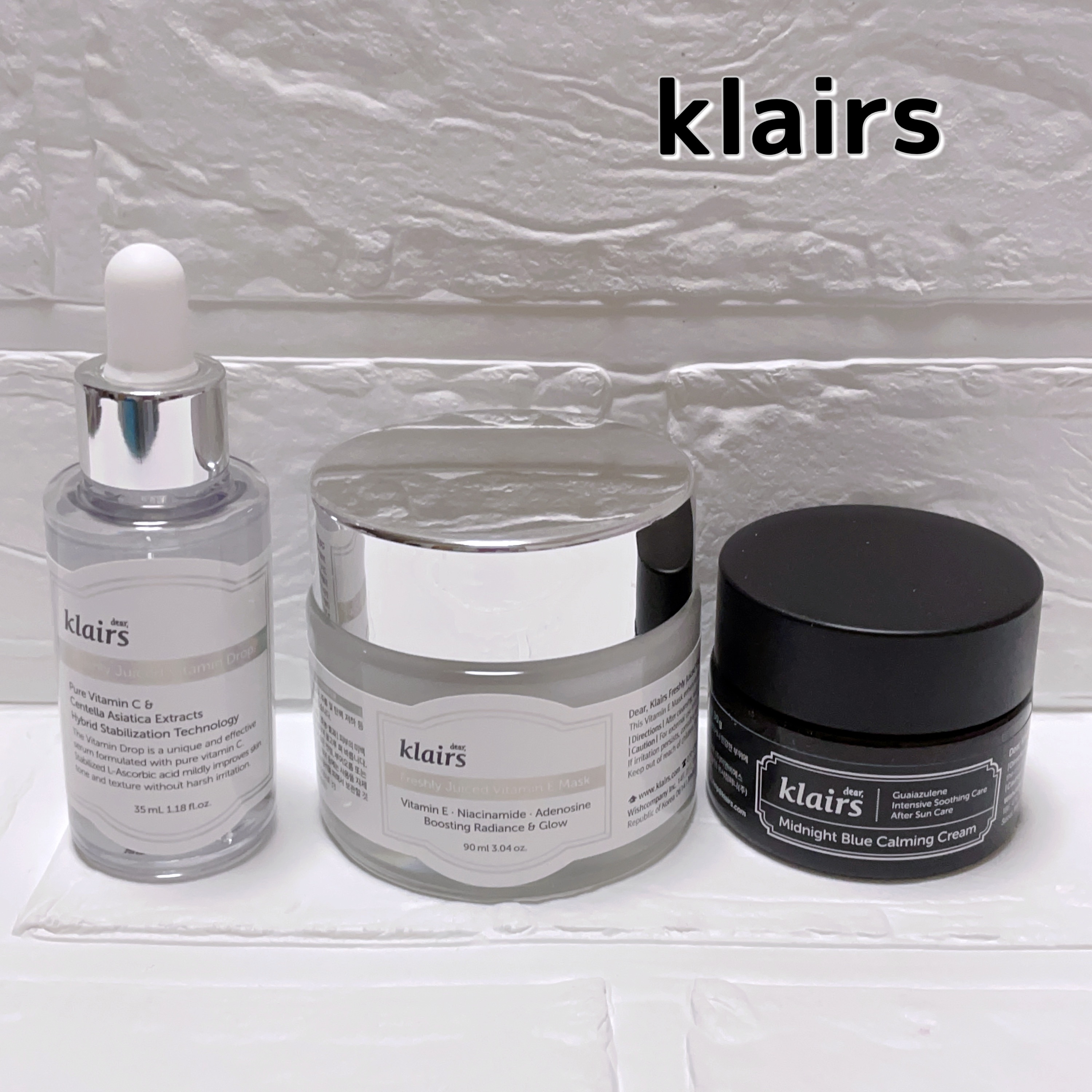 ミッドナイトブルーカーミングクリーム/Klairs/フェイスクリームを使ったクチコミ（1枚目）