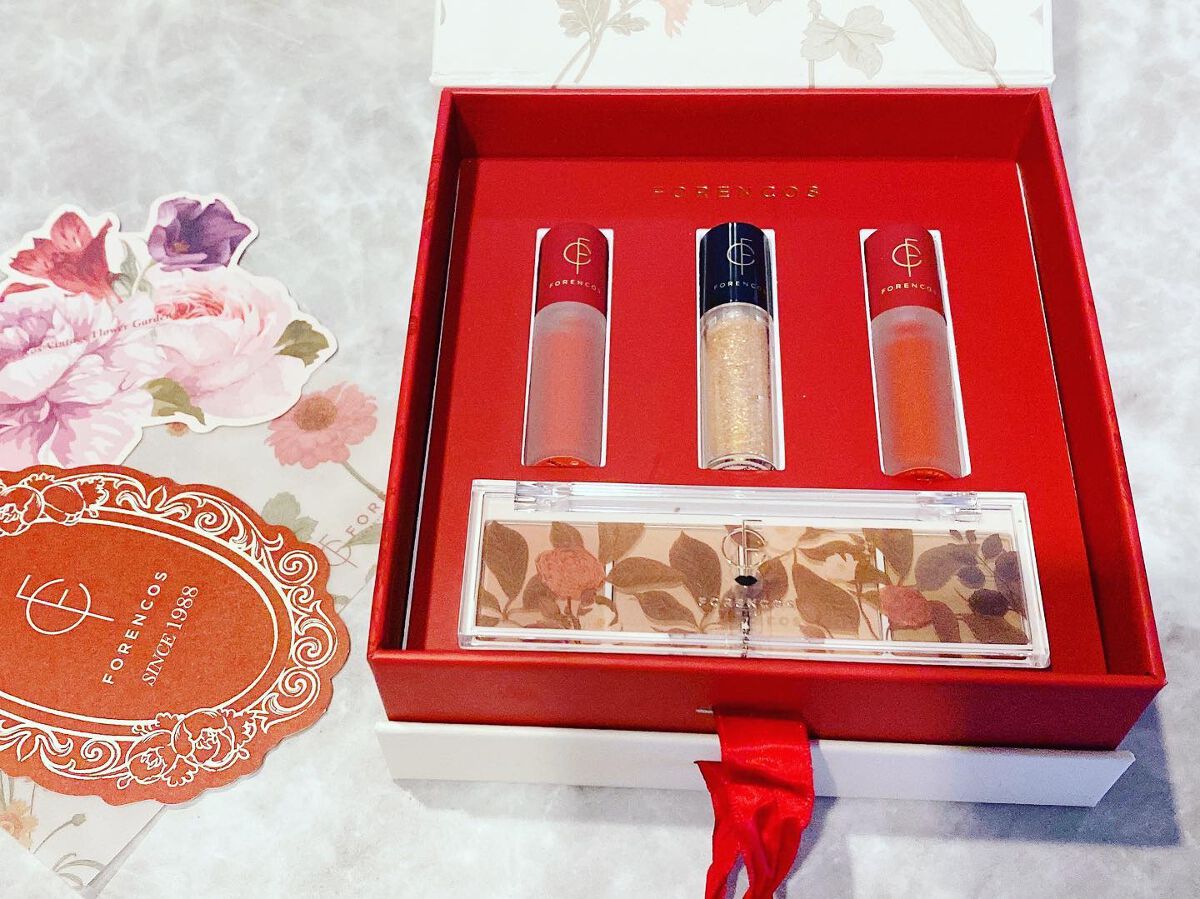 ヴィンテージフラワーガーデンセット/フォレンコス/メイクアップキットを使ったクチコミ(2枚目)