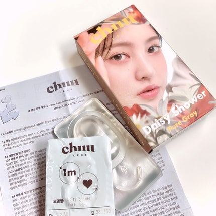 Daisy Shower 1Day/chuu LENS/ワンデー(1DAY)カラコンを使ったクチコミ(2枚目)