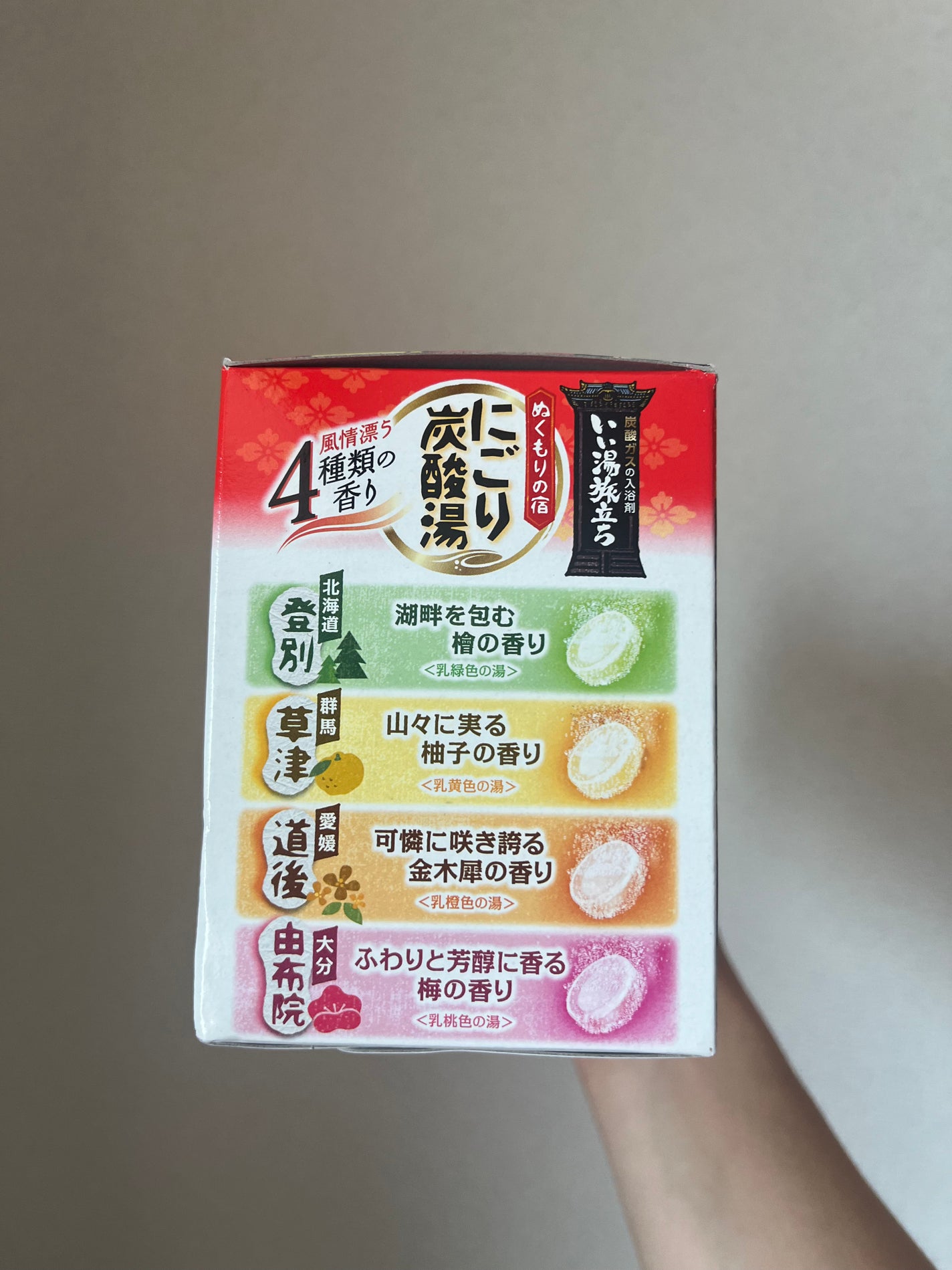 にごり炭酸湯 ぬくもりの宿/いい湯旅立ち/炭酸系入浴剤を使ったクチコミ(2枚目)