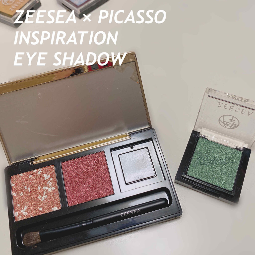 ZEESEA ×PICASSO COLOREYESHADOW/ZEESEA/アイシャドウパレットを使ったクチコミ（2枚目）