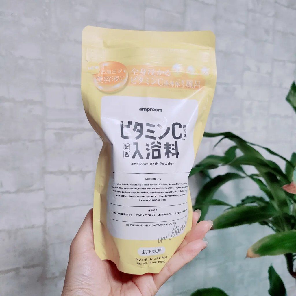 ビタミンＣ誘導体配合入浴料/amproom/保湿系入浴剤を使ったクチコミ（1枚目）