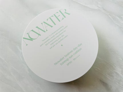 ティーツリーデイデイトーンアップサンクッション/NOWATER/日焼け止めローションを使ったクチコミ(1枚目)