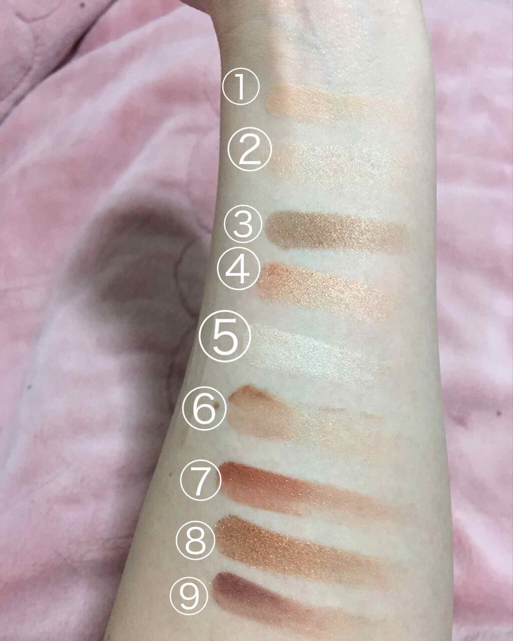 UR GLAM　BLOOMING EYE COLOR PALETTE/U R GLAM/アイシャドウパレットを使ったクチコミ（3枚目）