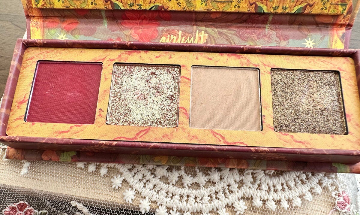 山海シリーズ 4色アイシャドウパレット/GirlCult/アイシャドウパレットを使ったクチコミ(3枚目)