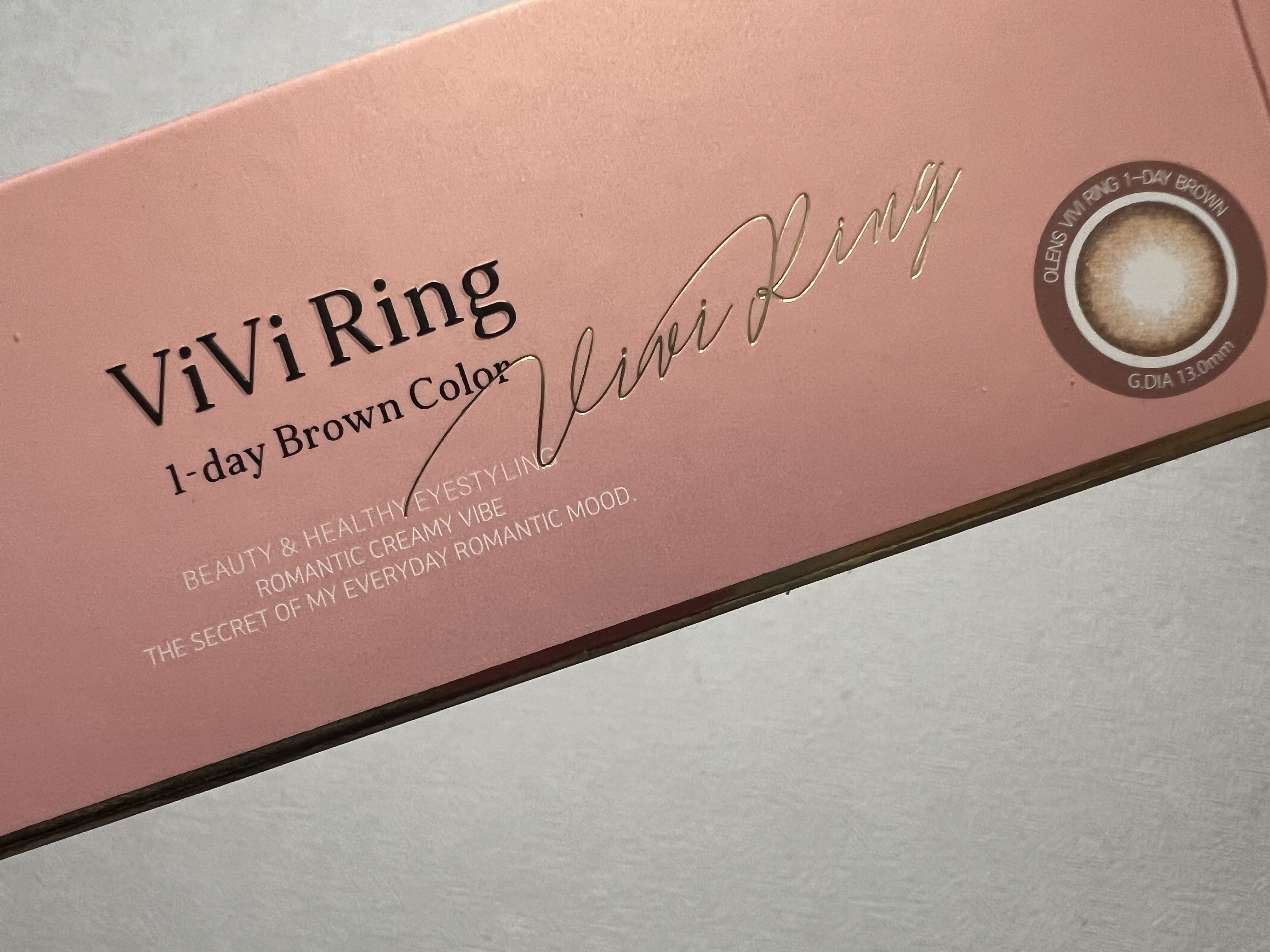 ViVi Ring 1day/OLENS/ワンデー（１DAY）カラコンを使ったクチコミ（2枚目）