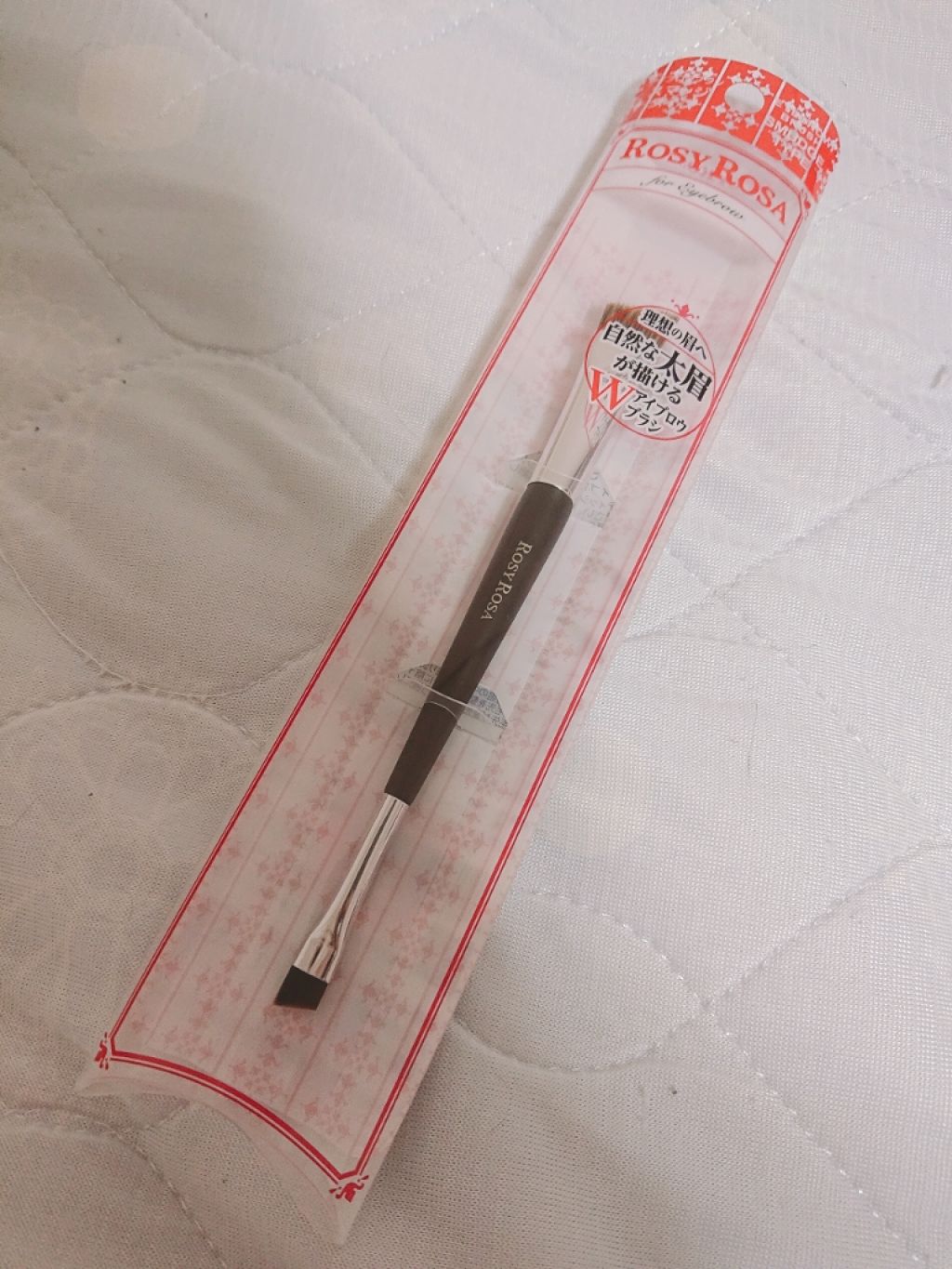 ダブルエンドアイブロウブラシ スマッジタイプ/ロージーローザ/メイクブラシを使ったクチコミ(1枚目)