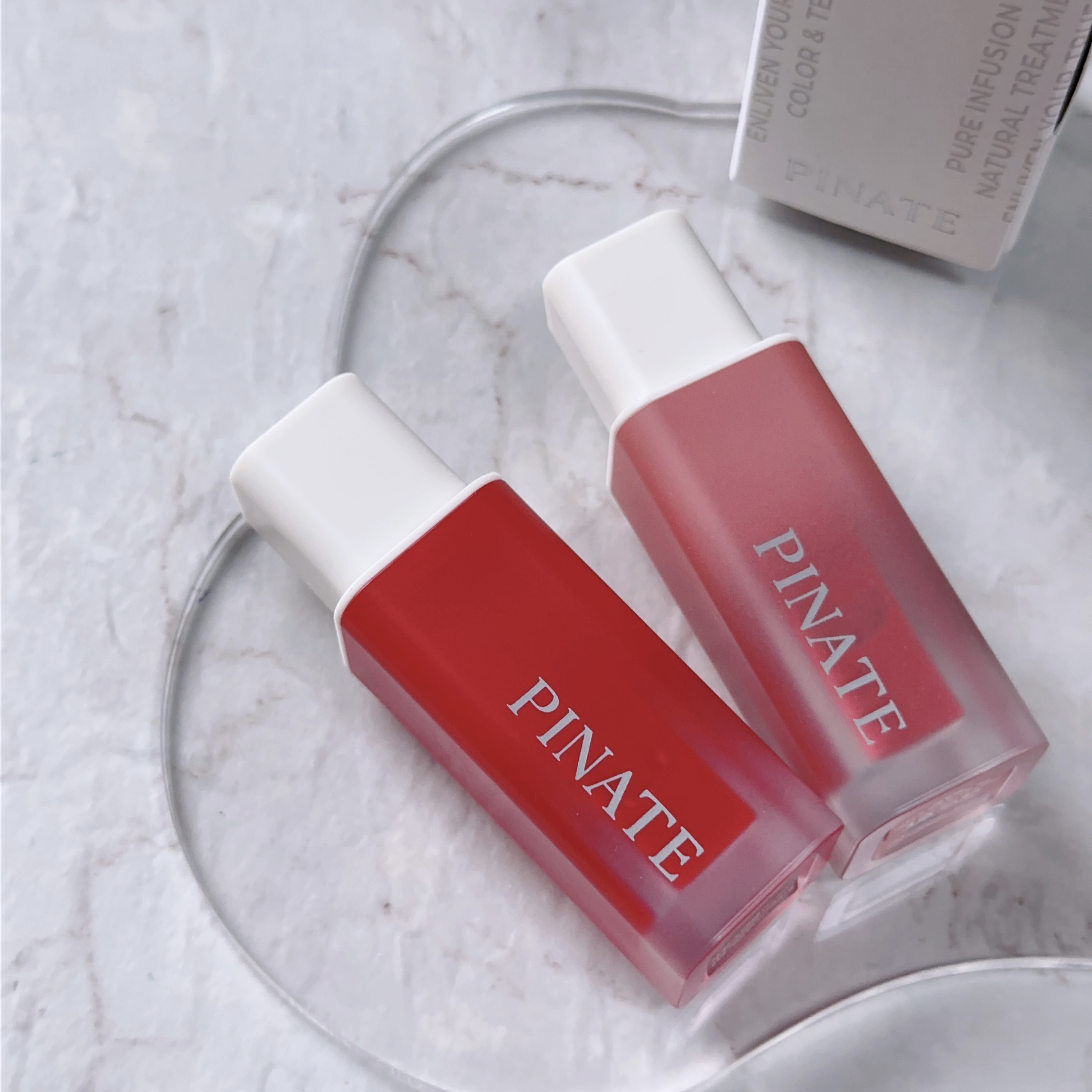 ナチュラルブルームリップオイルセラム 3色セット/PINATE/リップグロスを使ったクチコミ（1枚目）