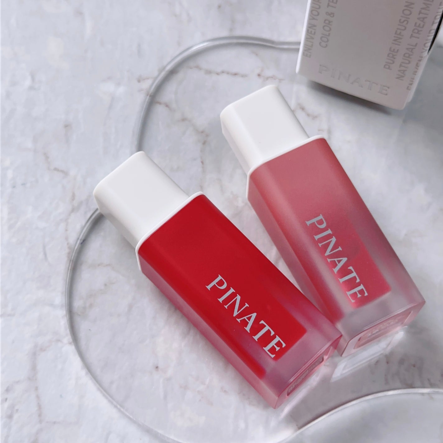 ナチュラルブルームリップオイルセラム 3色セット/PINATE/リップグロスを使ったクチコミ(1枚目)