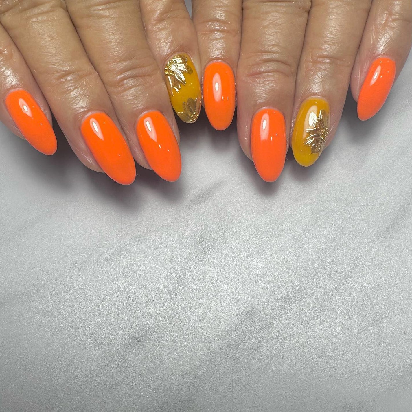 kanna on LIPS 「・・・𝕊𝕦𝕟𝕗𝕝𝕠𝕨𝕖𝕣𝕟𝕒𝕚𝕝🌻🧡💛ビタミンオレンジカラーに..」(1枚目)