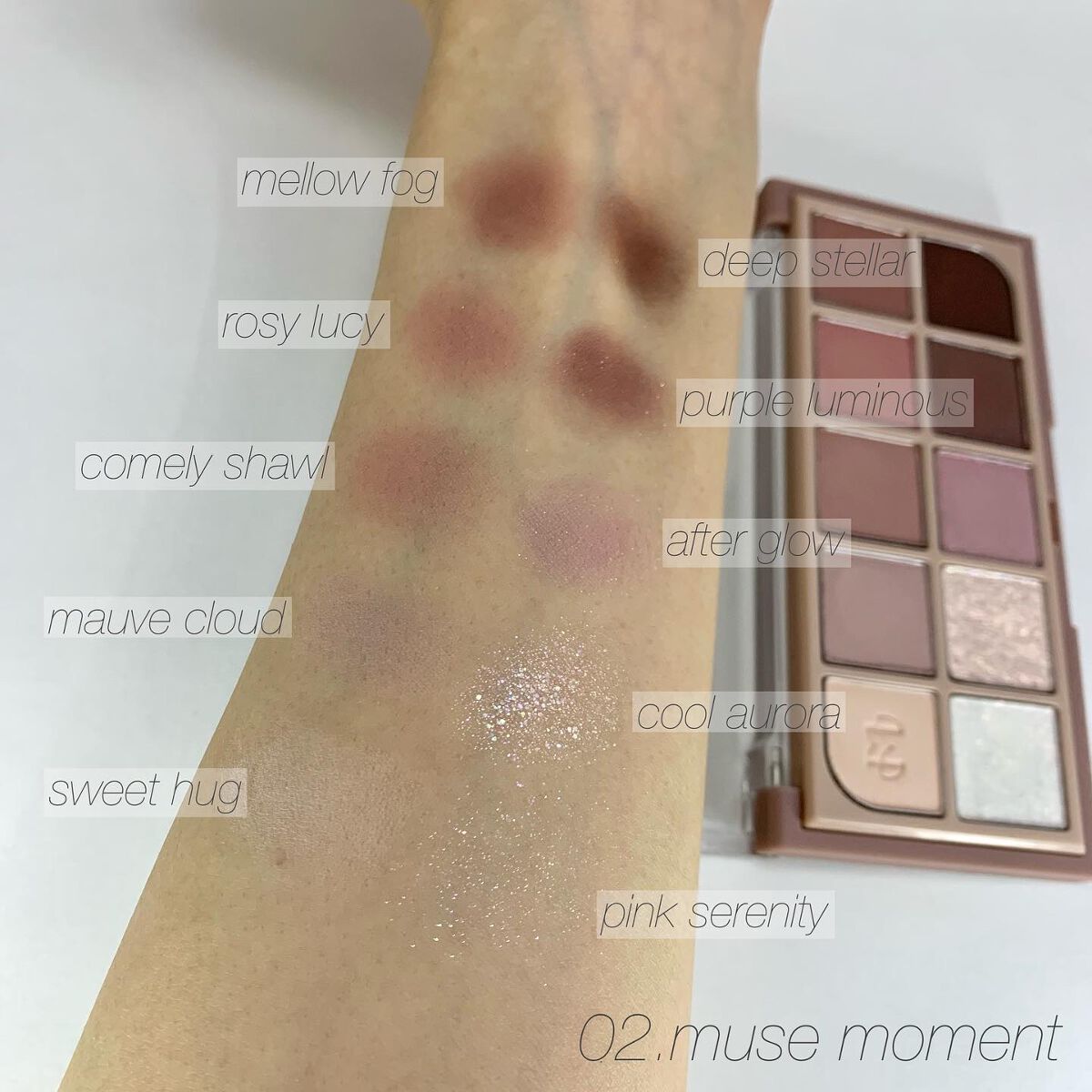 MDショールモーメント アイシャドウパレット/mude/アイシャドウパレットを使ったクチコミ(4枚目)