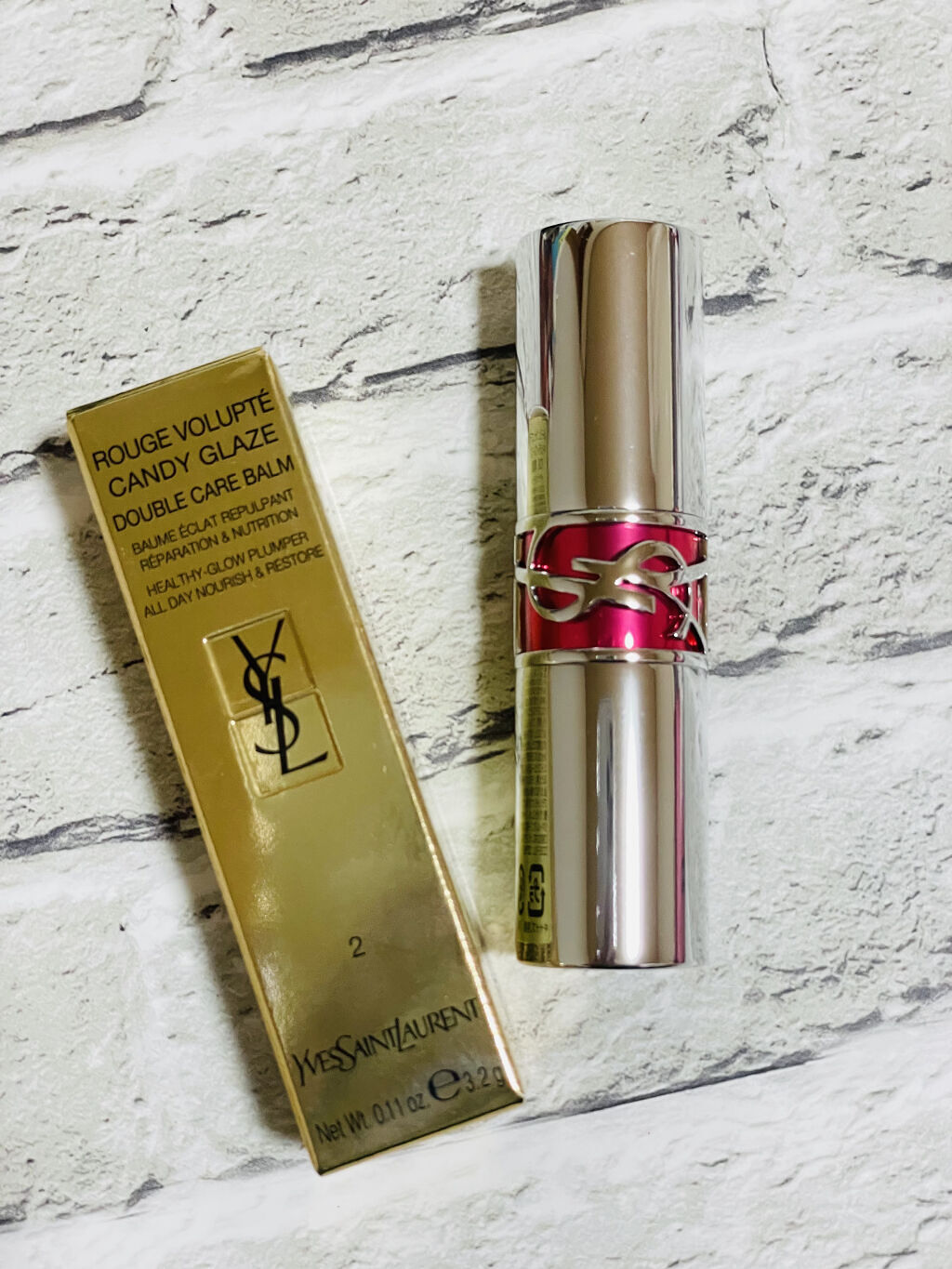 YSL ラブシャイン キャンディグレーズ/YVES SAINT LAURENT BEAUTE/口紅を使ったクチコミ（1枚目）