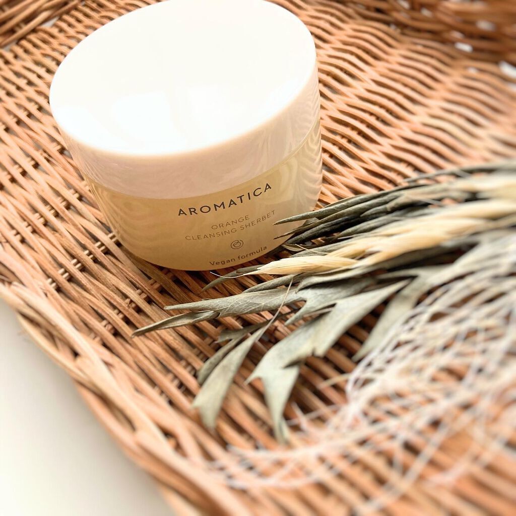 オレンジクレンジングシャーベット/AROMATICA/クレンジングバームを使ったクチコミ(6枚目)