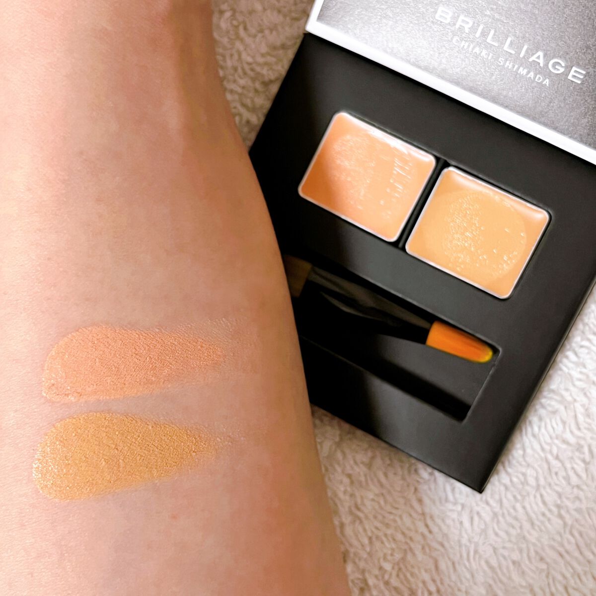 ロングウェア フィッティング コンシーラー/ブリリアージュ/パレットコンシーラーを使ったクチコミ(4枚目)