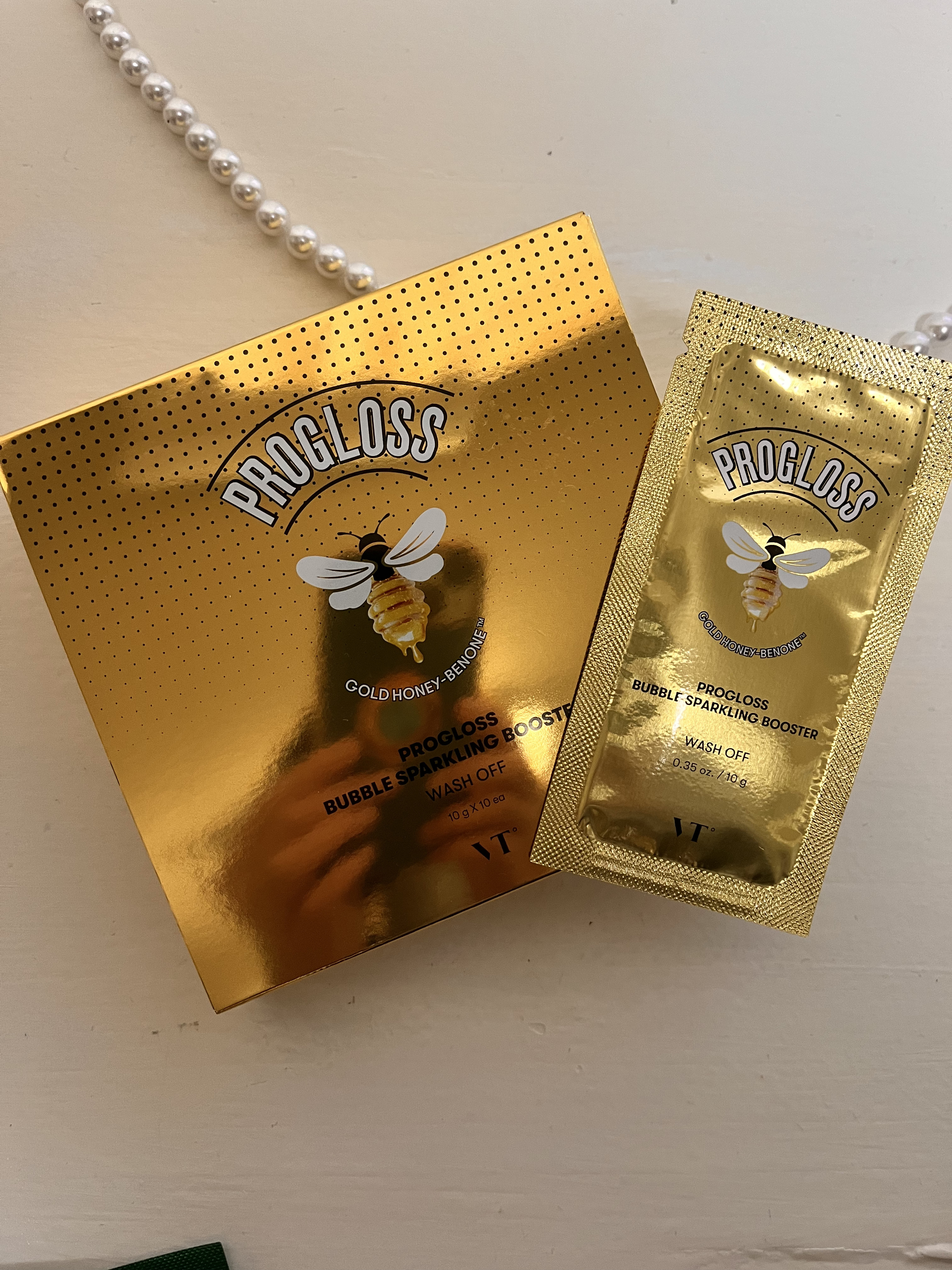 プログロス バブルスパークリングブースター/VT/洗い流すパック・マスクを使ったクチコミ（1枚目）