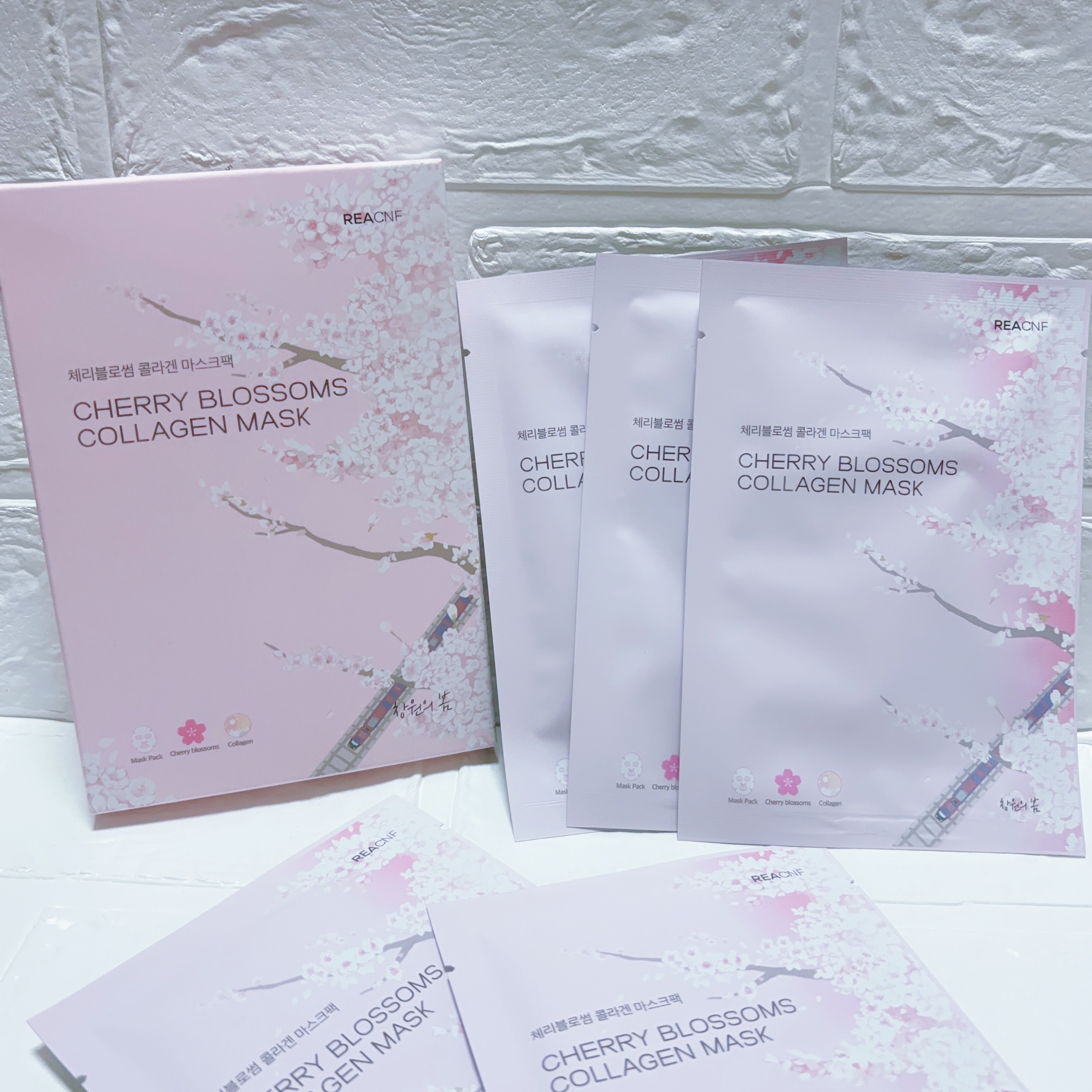 チェリーブロッサム コラーゲンマスク/REACNF/シートマスク・パックを使ったクチコミ（1枚目）