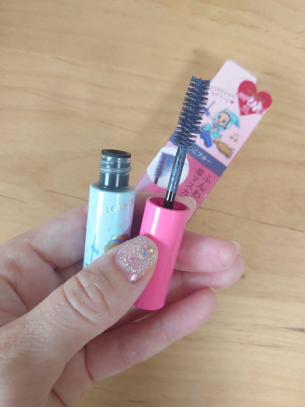 ニュアンスアイブローマスカラ/インテグレート/眉マスカラを使ったクチコミ（3枚目）