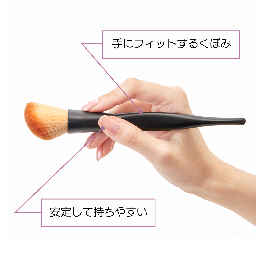マルチユースブラシ〈フェイス〉/ロージーローザ/メイクブラシを使ったクチコミ（3枚目）