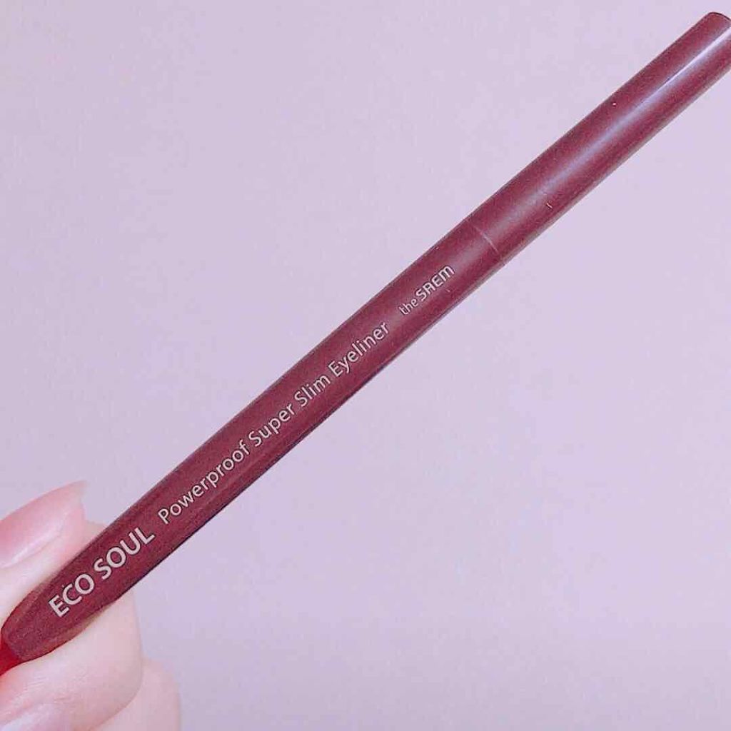 エコソウル パワープルーフ スーパー スリム アイライナー/the SAEM/ペンシルアイライナーを使ったクチコミ（1枚目）