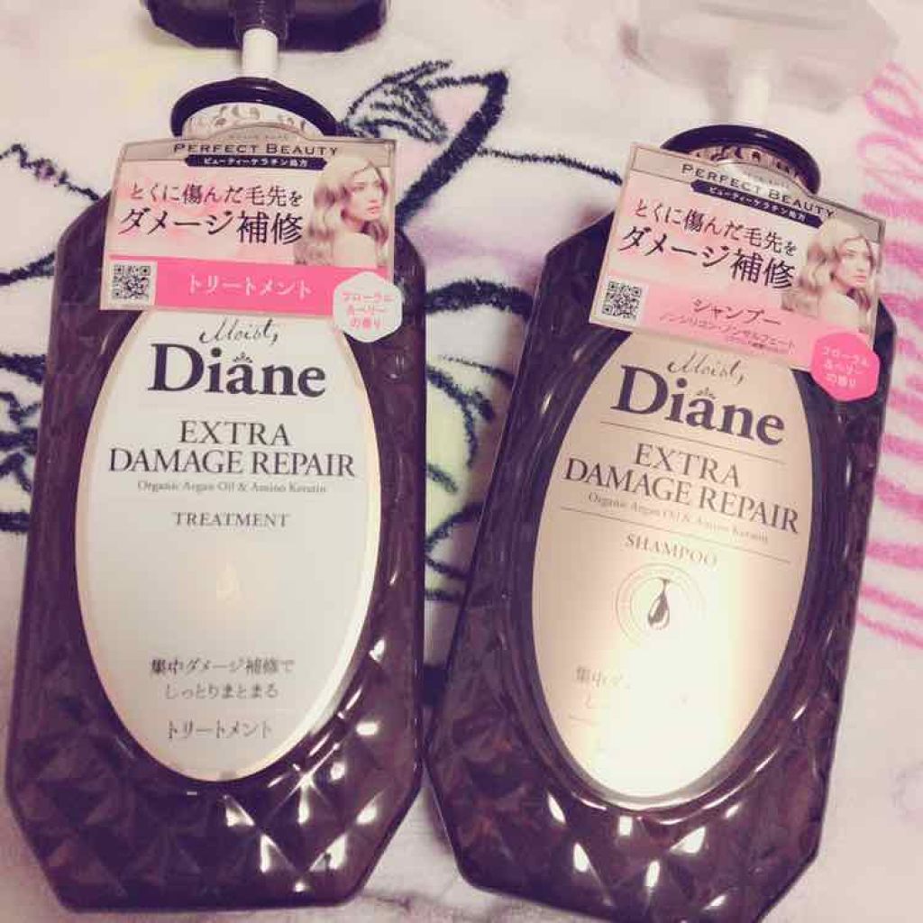 パーフェクトビューティ モイストダイアン エクストラダメージリペア シャンプー/トリートメント/ダイアン/市販シャンプーを使ったクチコミ(1枚目)