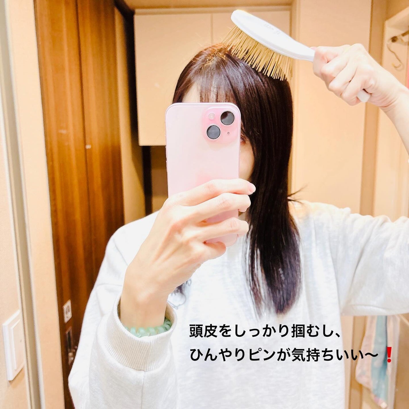 プレミアム FOXカッサ ヘアブラシ/SNOW FOX SKINCARE/ヘアブラシを使ったクチコミ(5枚目)