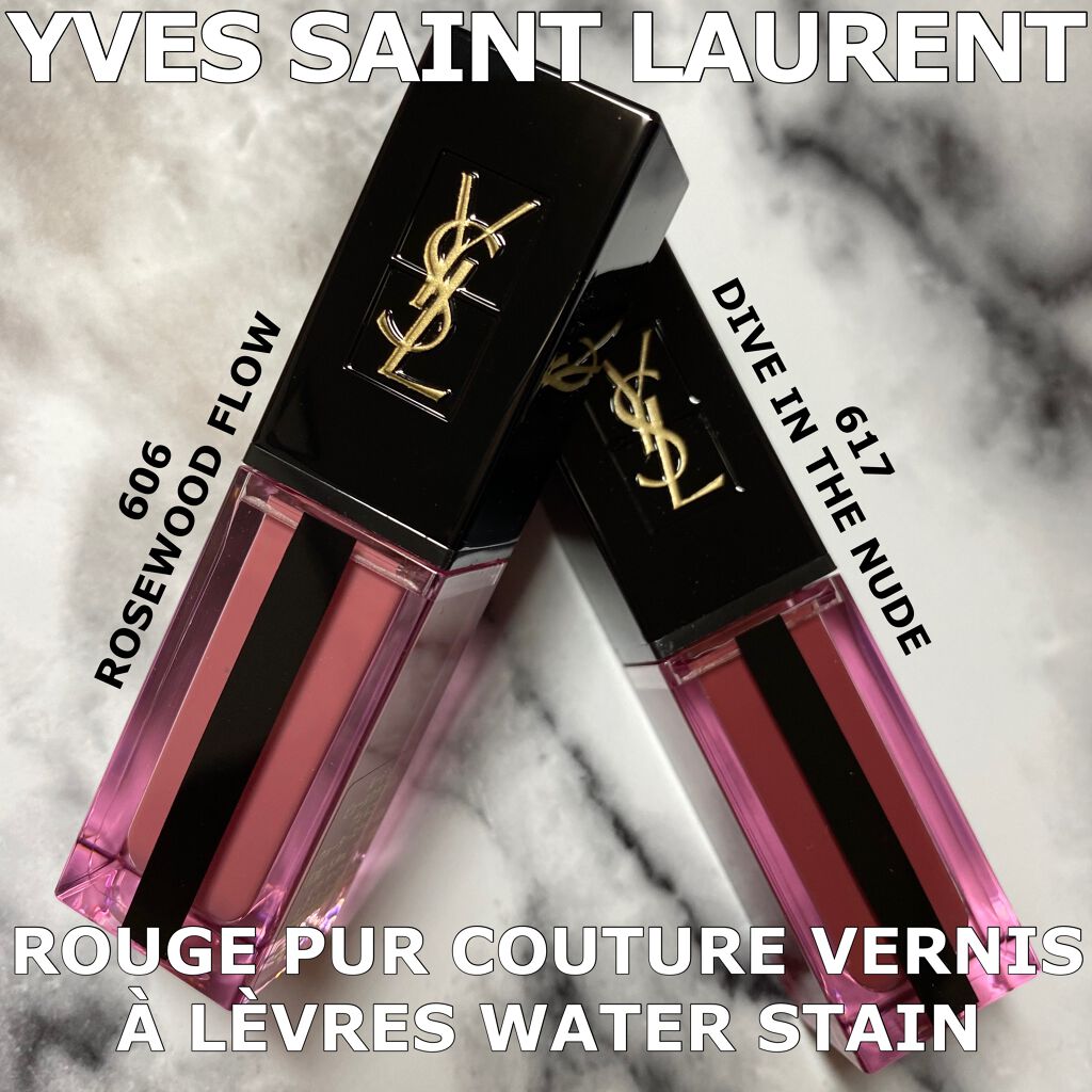 ルージュ ピュールクチュール ヴェルニ ウォーターステイン/YVES SAINT LAURENT BEAUTE/口紅を使ったクチコミ(2枚目)