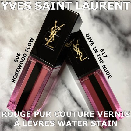 ルージュ ピュールクチュール ヴェルニ ウォーターステイン/YVES SAINT LAURENT BEAUTE/口紅を使ったクチコミ(2枚目)