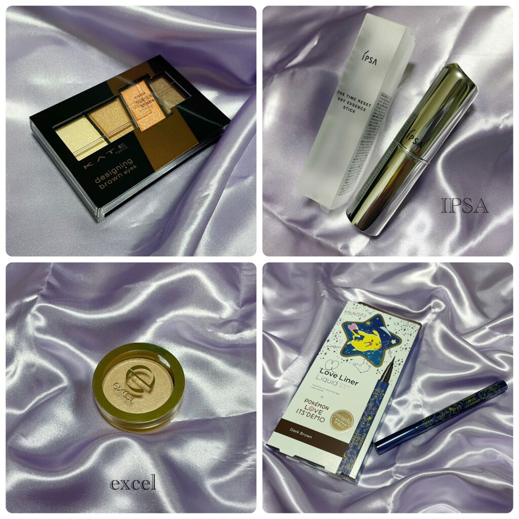 シャイニーシャドウ N/excel/単色アイシャドウを使ったクチコミ（1枚目）