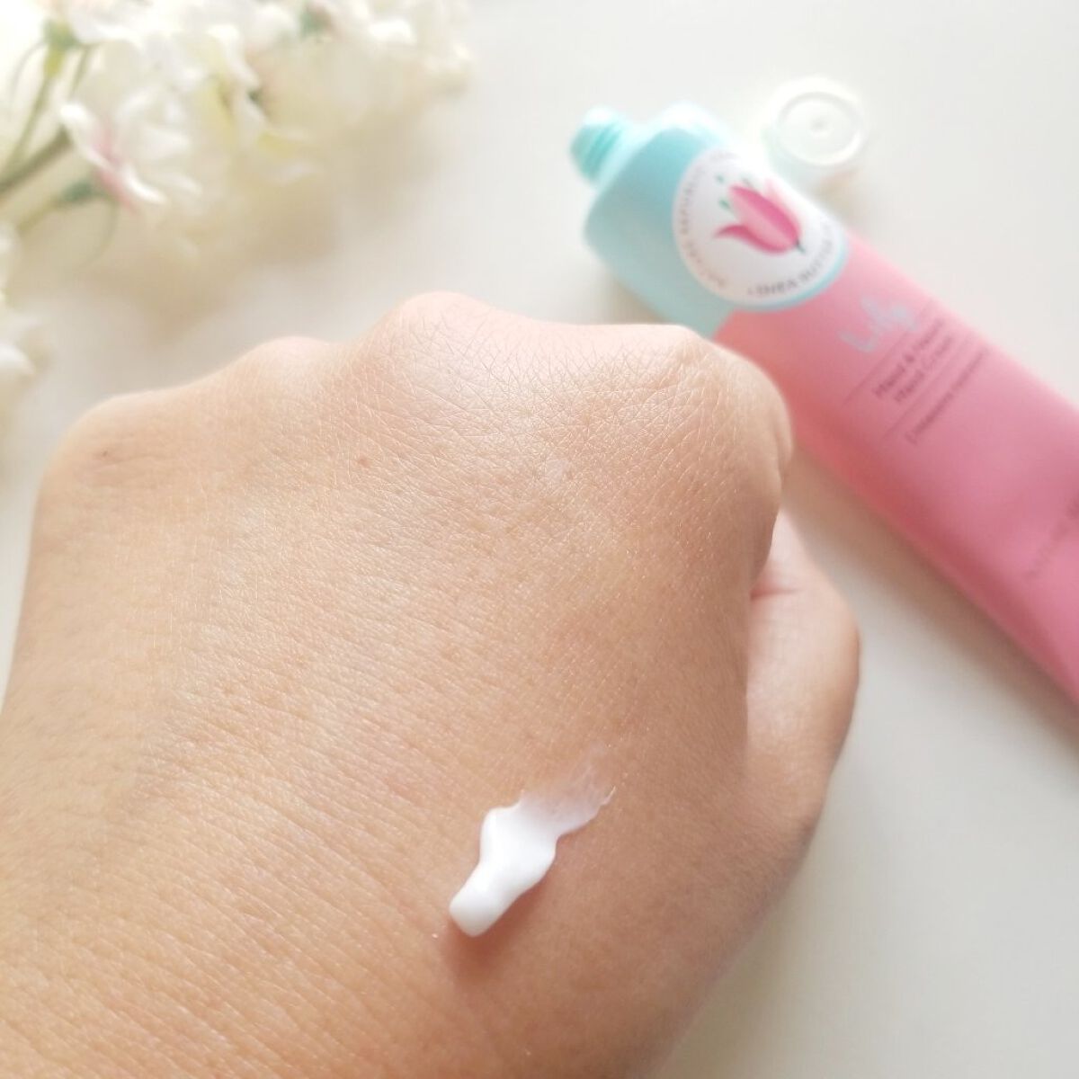 ハンドクリーム(グリーンティー) /ネイチャーリパブリック/ハンドクリームを使ったクチコミ(3枚目)