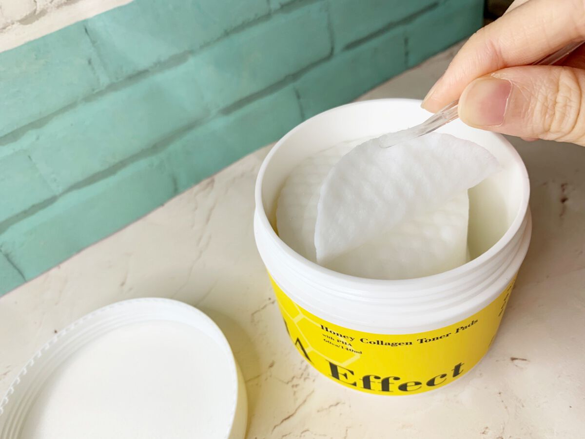 はちみつコラーゲントナーパッド/BIA Effect/トナーパッドを使ったクチコミ(3枚目)