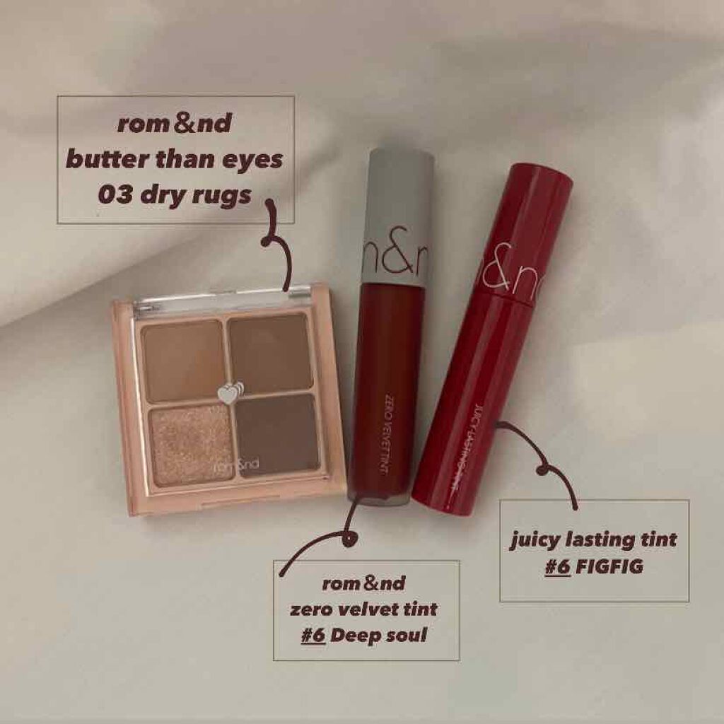 ジューシーラスティングティント/rom&nd/リップティントを使ったクチコミ（1枚目）