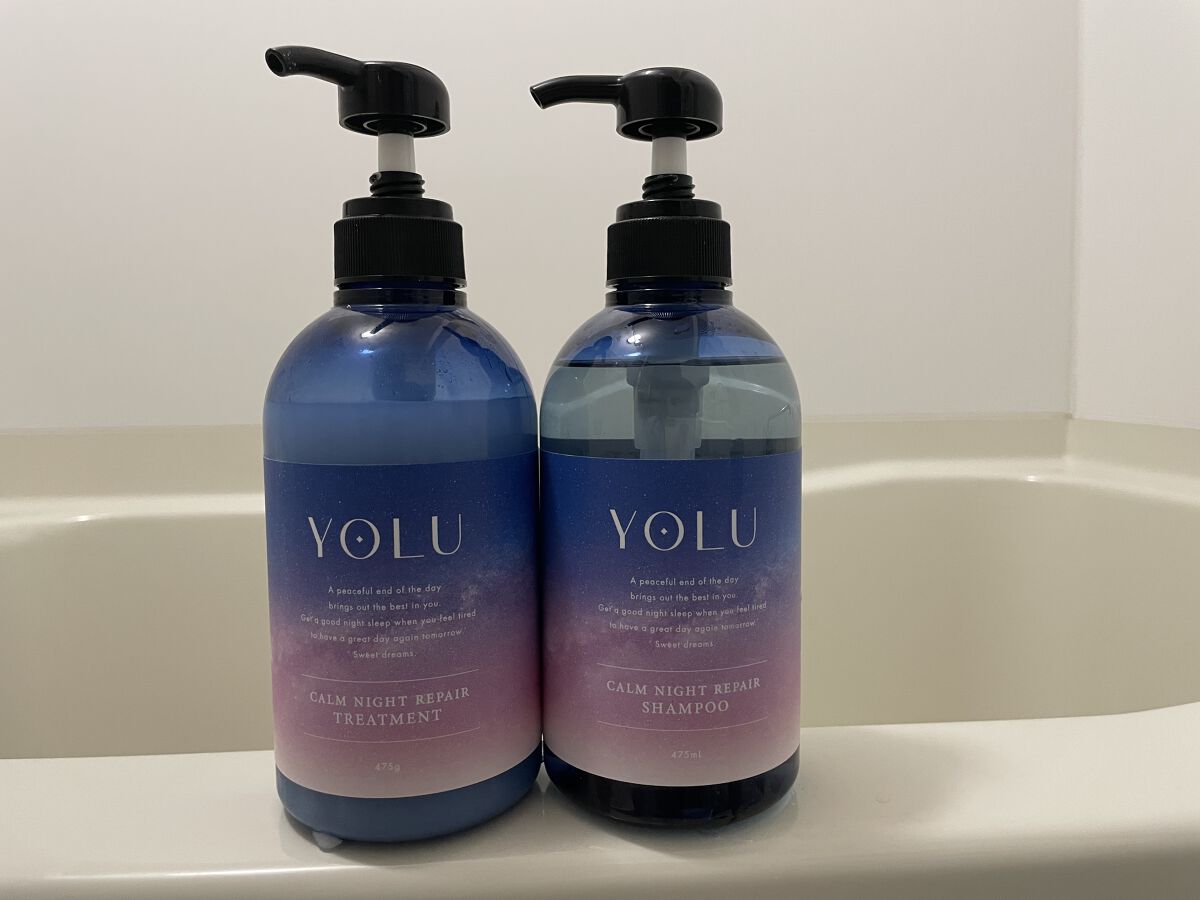 カームナイトリペアシャンプー／トリートメント/YOLU/市販シャンプーを使ったクチコミ（2枚目）