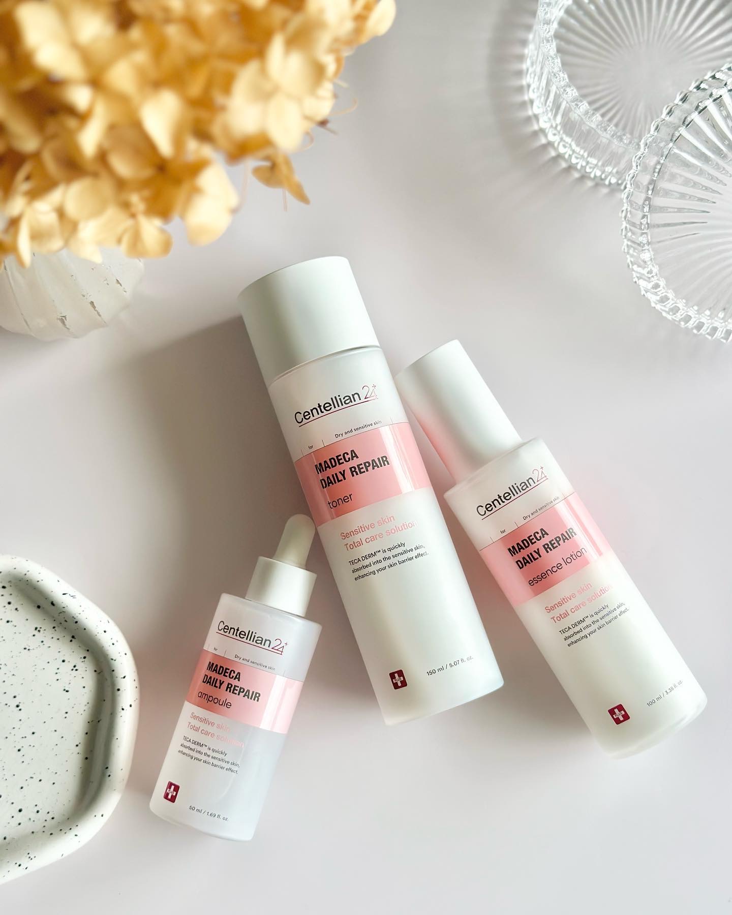 マデカデイリーリペアアンプル/センテリアン24/美容液を使ったクチコミ（2枚目）