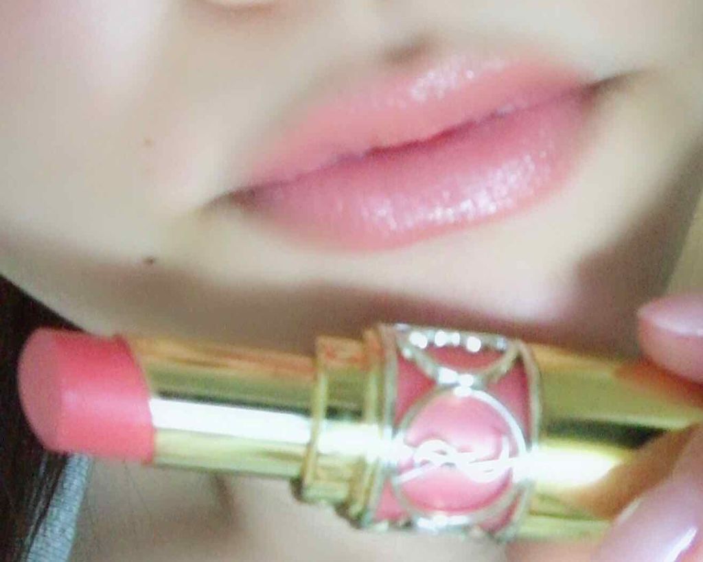 ルージュ ヴォリュプテ シャイン/YVES SAINT LAURENT BEAUTE/口紅を使ったクチコミ（1枚目）