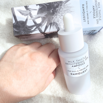ミルクシスルブライトニングスパ アンプル/RAWQUEST/美容液を使ったクチコミ(4枚目)