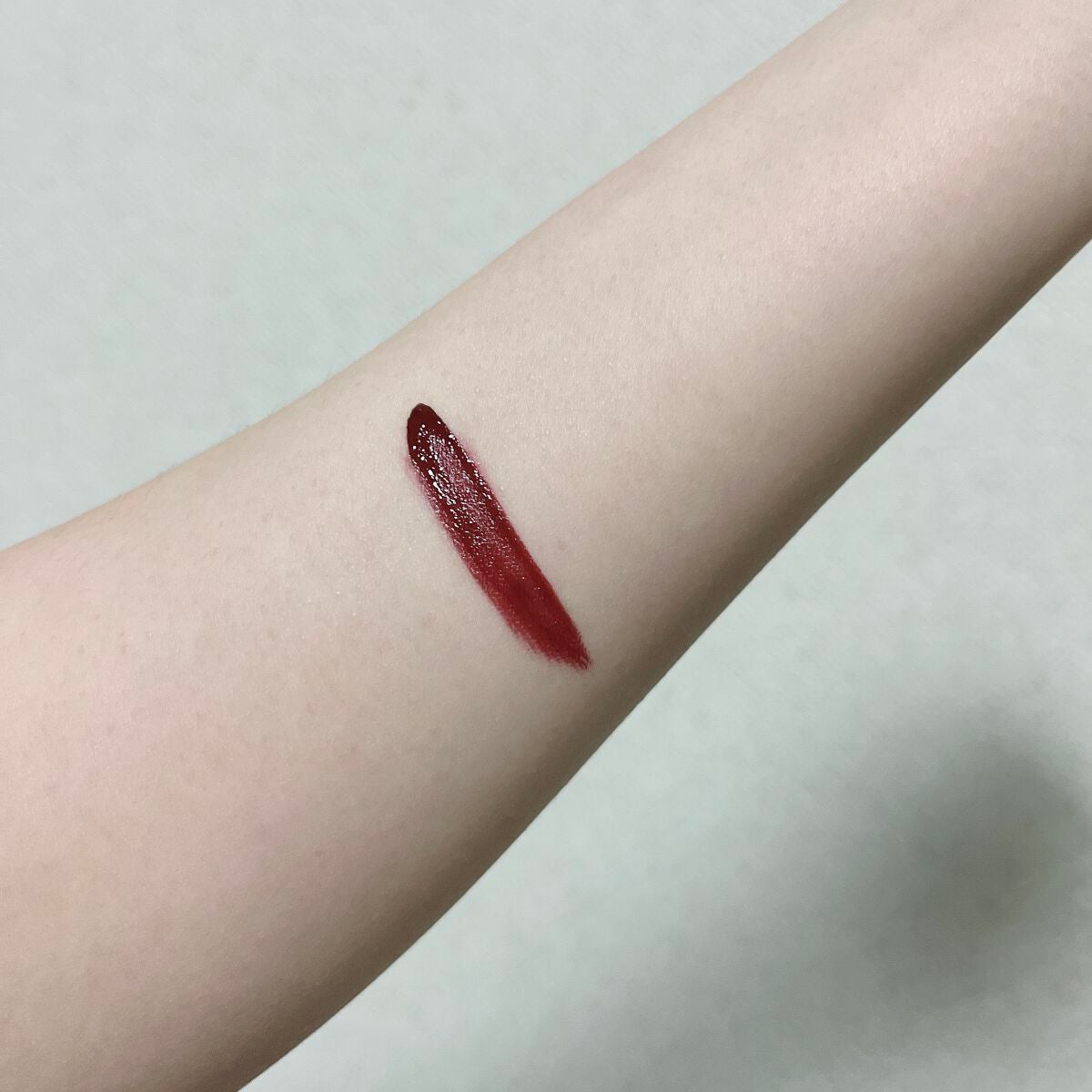 ルージュ アンリミテッド リキッド マット/shu uemura/口紅を使ったクチコミ(3枚目)
