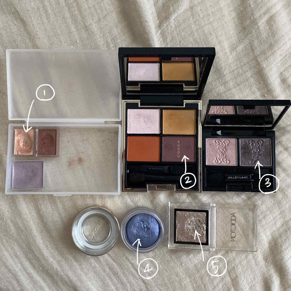 シャドーカスタマイズ/MAJOLICA MAJORCA/単色アイシャドウを使ったクチコミ(4枚目)